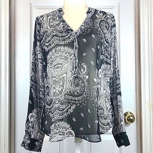 a.n.a Paisley Print Blouse